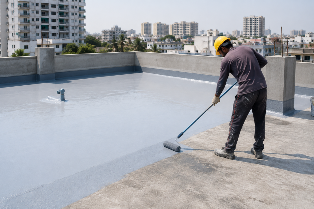 Construction chemical applications including waterproofing, epoxy flooring, protective coatings, sealants and grouting